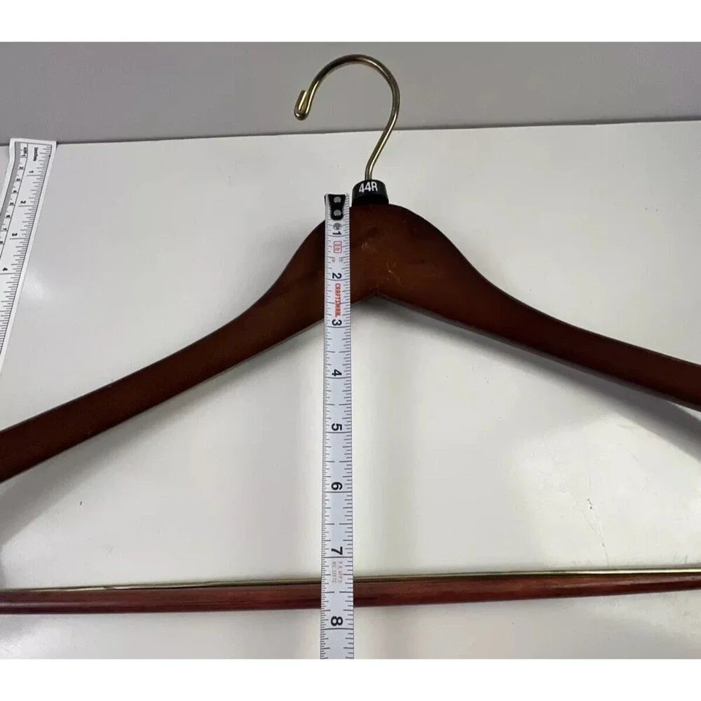 Wood Hangers Mixed Lot of 3 Vintage Jacket/Pant/Dress